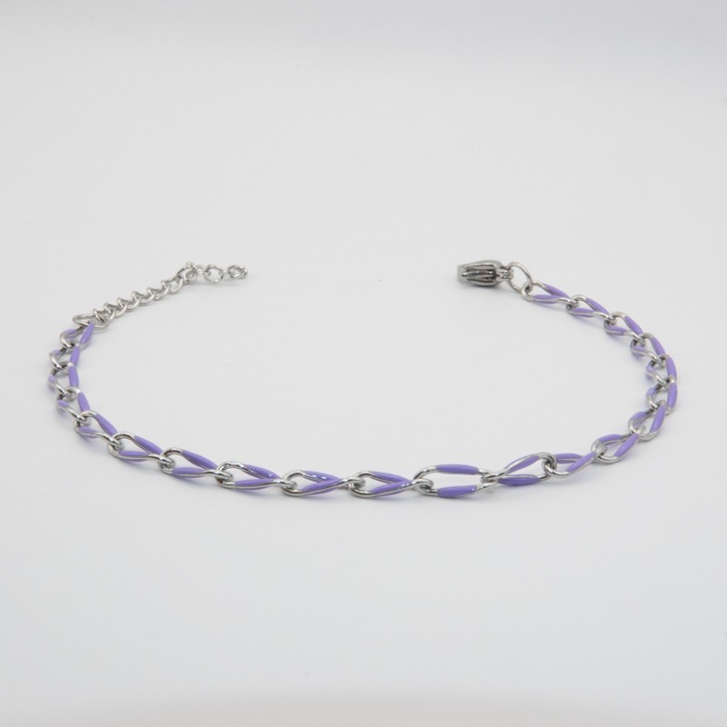 paarse schakel armbandje paarse schakel armbandje