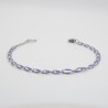 paarse schakel armbandje