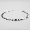zwarte schakel armbandje