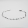 wit schakel armbandje