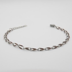 bruine schakel armbandje