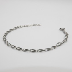 grijze schakel armbandje