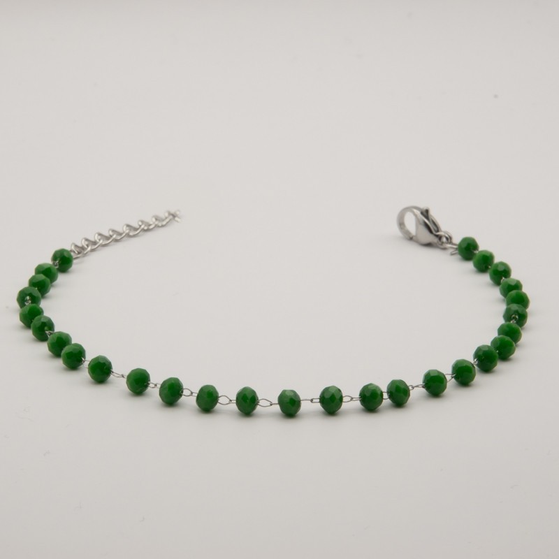 groene kralen armbandje groene kralen armbandje