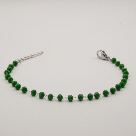 groene kralen armbandje