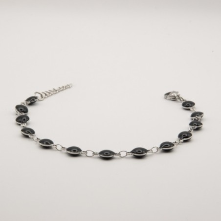 zwarte bol armbandje