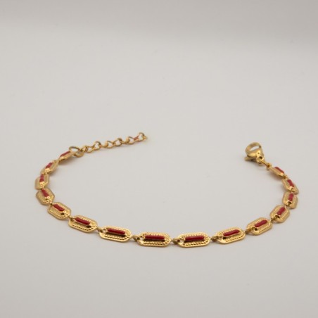 rood kleur armbandje