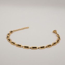 zwart kleur armbandje