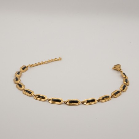 zwart kleur armbandje