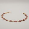 roze glitter bol armbandje