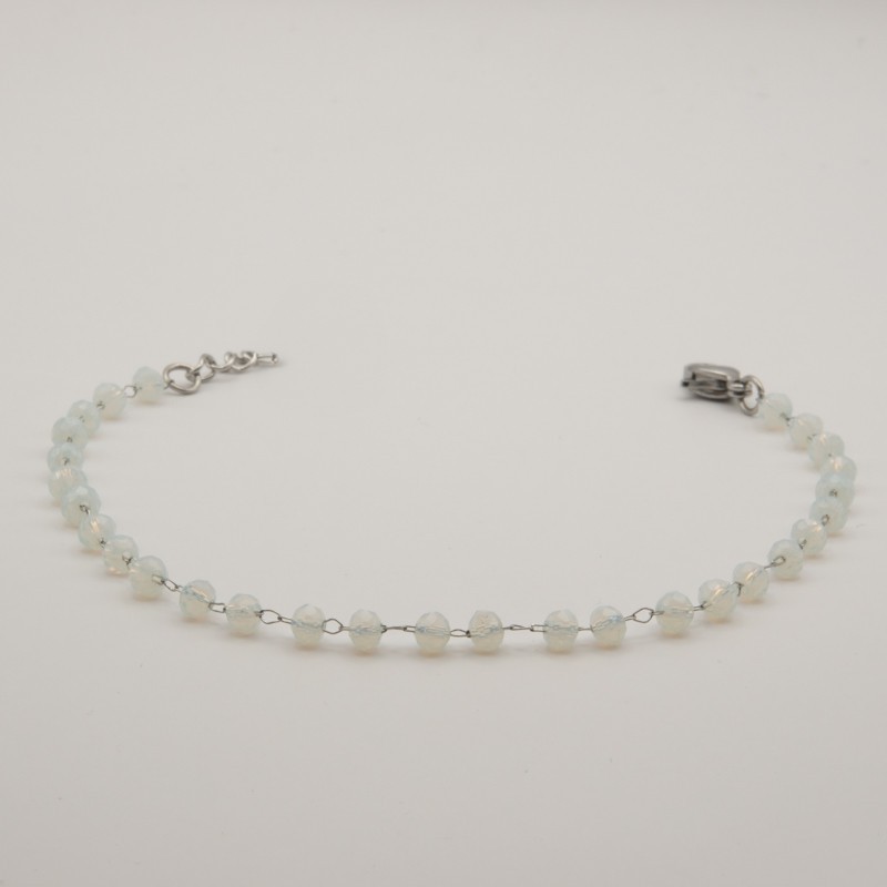 witte kralen armbandje witte kralen armbandje