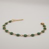 groen glitter bol armbandje