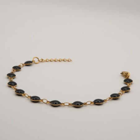 zwarte bol armbandje