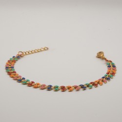 verschillende kleuren blaadjes armbandjes
