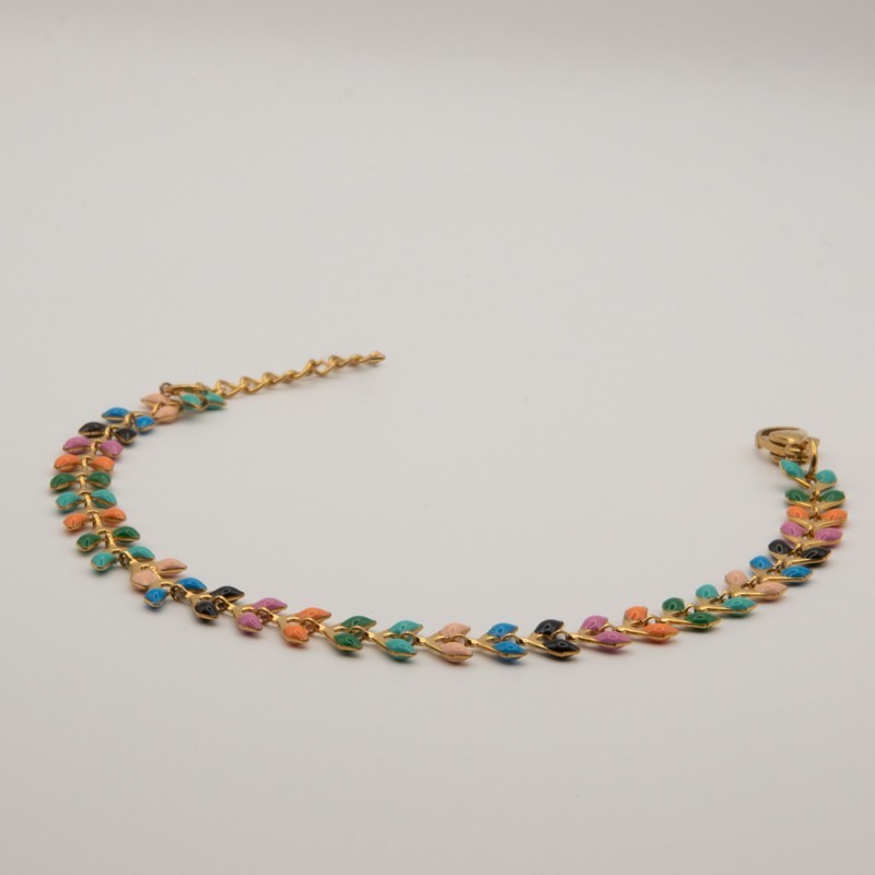 meer kleur blaadjes armbandje meer kleur blaadjes armbandje