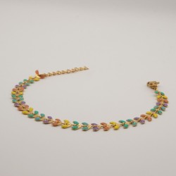 meer kleur blaadjes armbandje