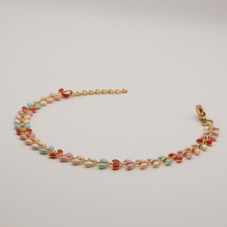 meer kleur blaadjes armbandje