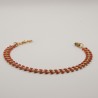 Roode blaadjes armbandje