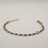 zwart schakel armbandje