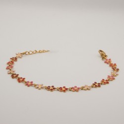 meer kleuren madeliefjes armbandje