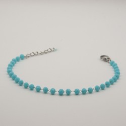 licht blauwe kralen armbandje