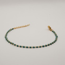 groene fijne kralen armbandje