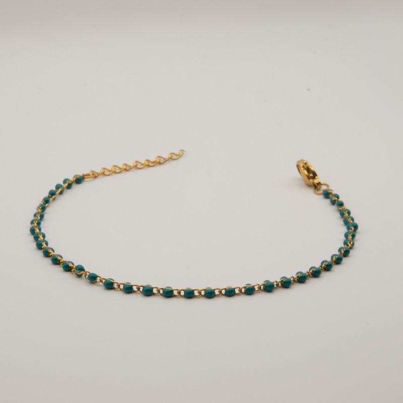 groene fijne kralen armbandje groene fijne kralen armbandje