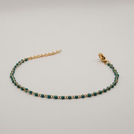 groene fijne kralen armbandje