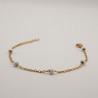 witte medium kralen armbandje