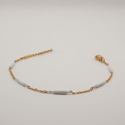 witte staafjes armbandje