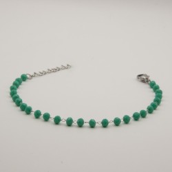 licht groene kralen armbandje