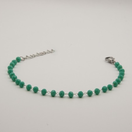 licht groene kralen armbandje
