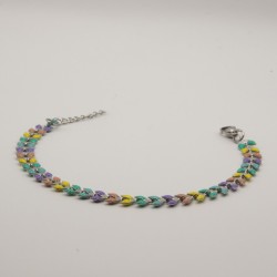 meer kleur blaadjes armbandje
