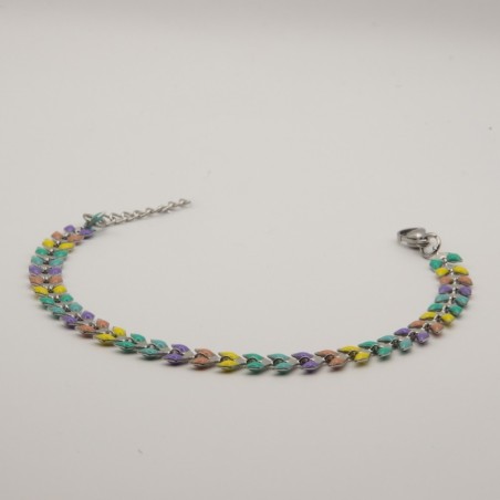 meer kleur blaadjes armbandje