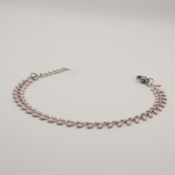 roze blaadjes armbandje