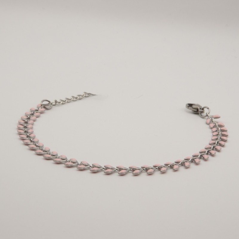roze blaadjes armbandje roze blaadjes armbandje