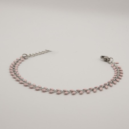 roze blaadjes armbandje