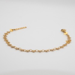vierkant platte schakel armbandje