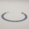 blauw blaadjes armbandje