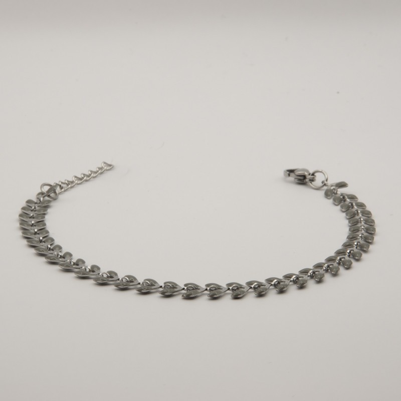 grijze blaadje armbandje grijze blaadje armbandje