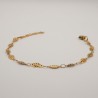ovaal ribbel schelpen armbandje
