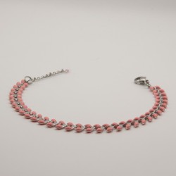 roze blaadjes armbandje