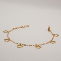 hangende open sterren armbandje