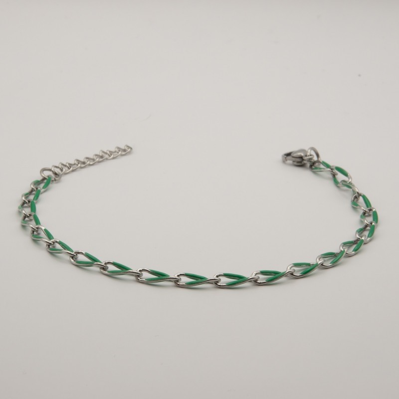 groen schakel armbandje groen schakel armbandje
