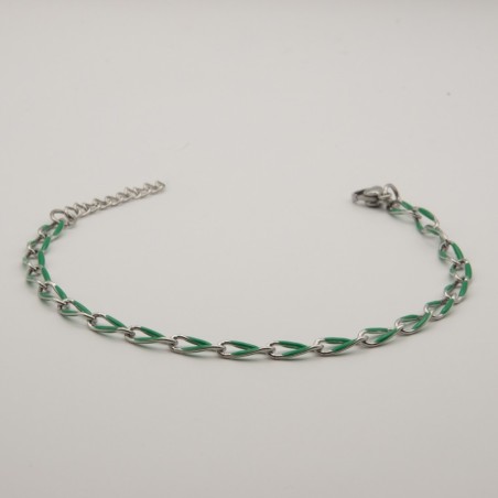 groen schakel armbandje
