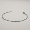 licht blauw fijn geschakeld armbandje