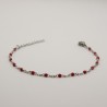 rood fijn geschakeld armbandje
