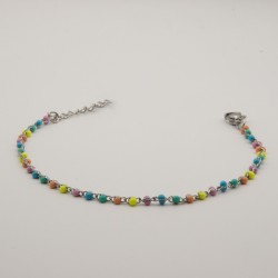 multicolor kralen armbandje