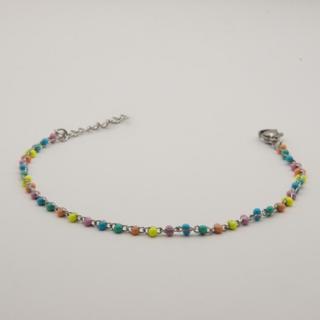 multicolor kralen armbandje