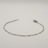 witte glitter kraal fijn geschakeld armbandje