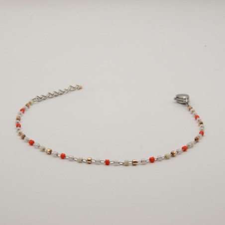 multicolor cilinder fijn geschakeld armbandje